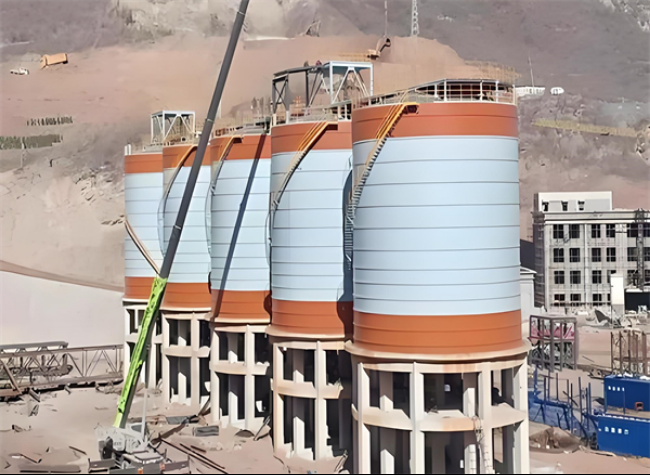 靖宇高架钢板仓