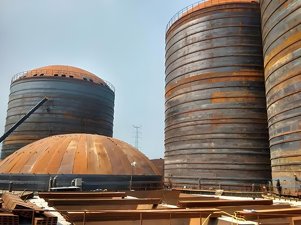 靖宇焦粉钢板仓